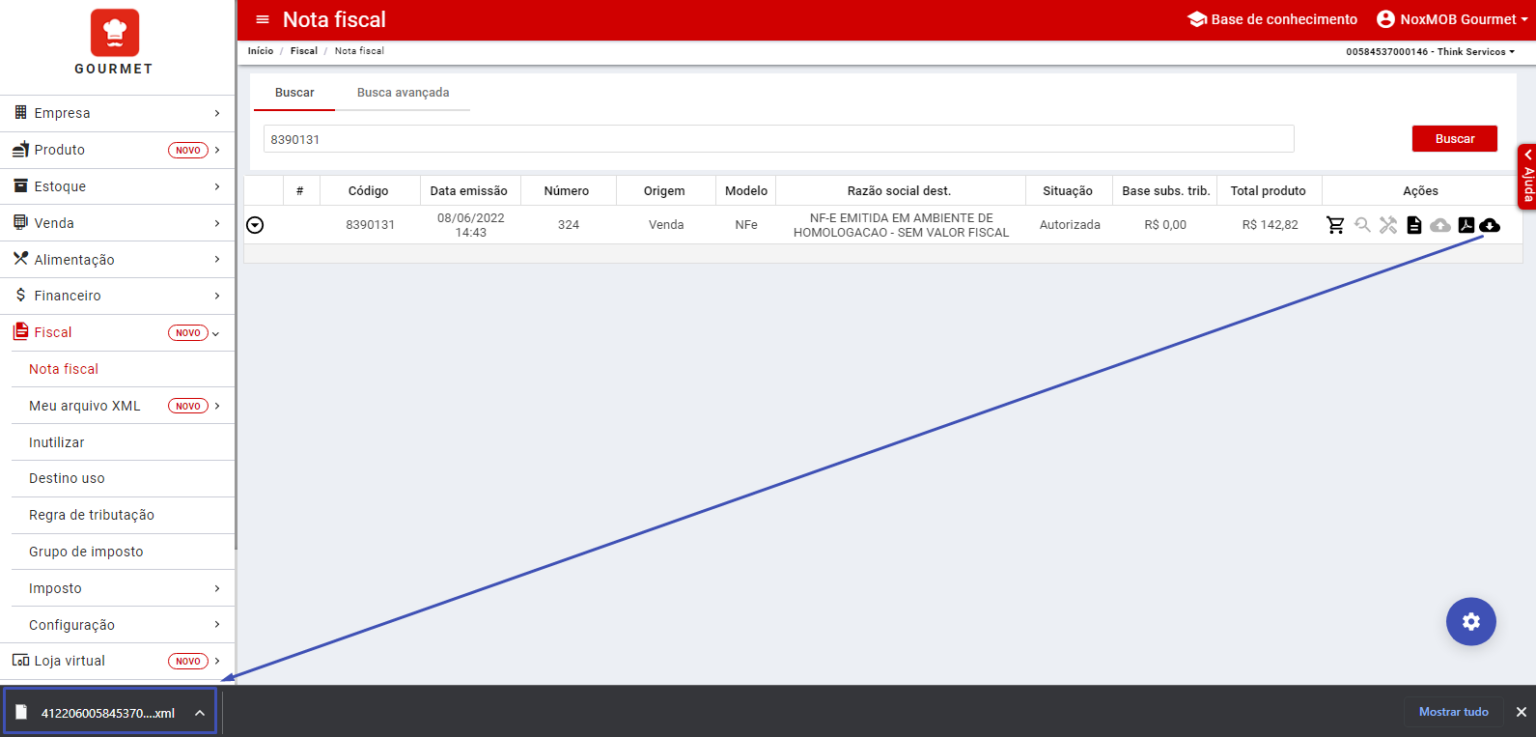 Como Extrair Arquivo XML Da Nota Fiscal Base De Conhecimento